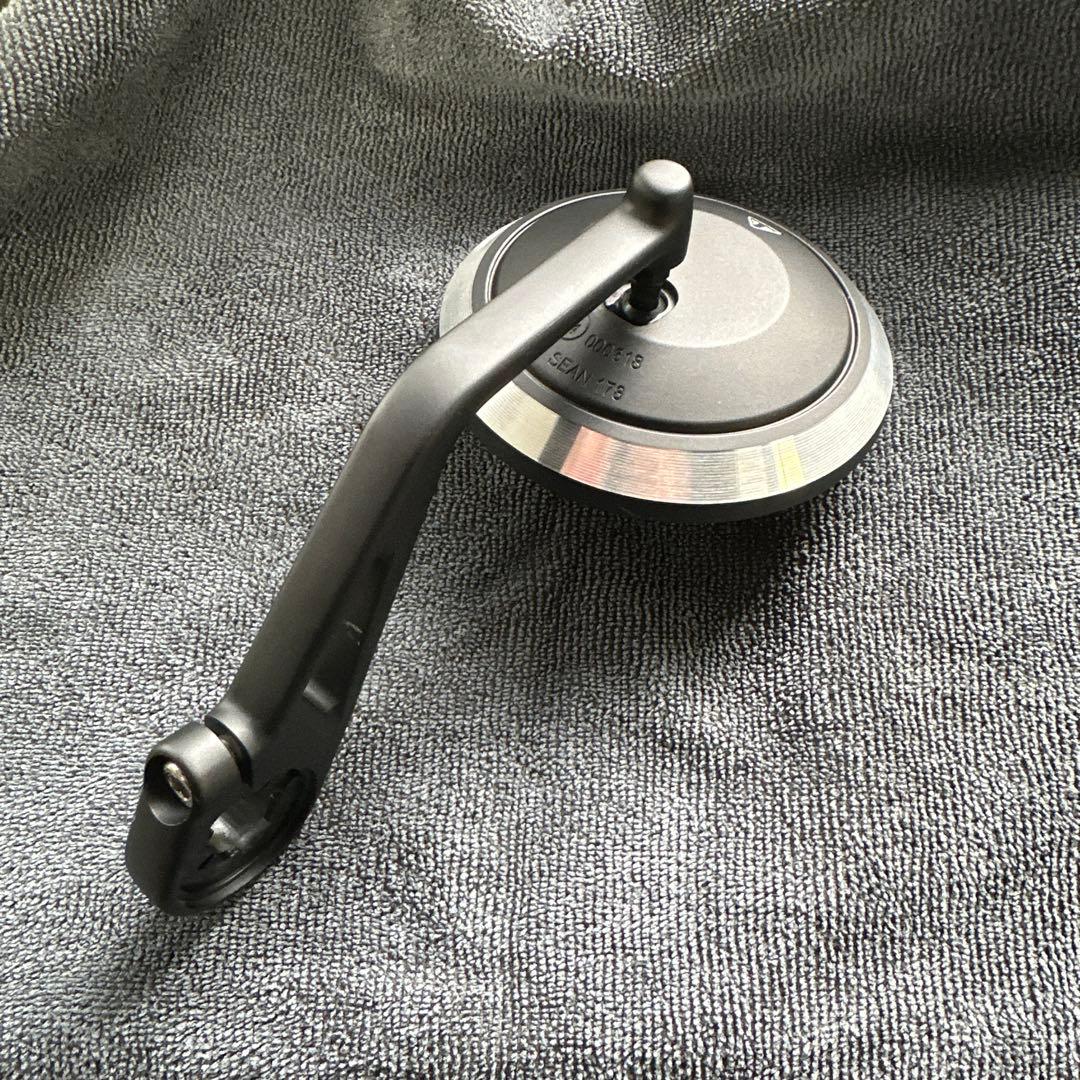 バイクミラー ブラック 円形