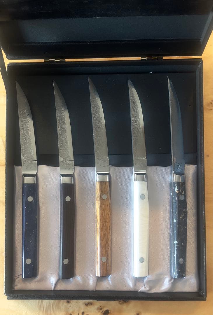 高村刃物　テーブルナイフ 5本セット 半年かけて作ったオーダーメイド 未使用品