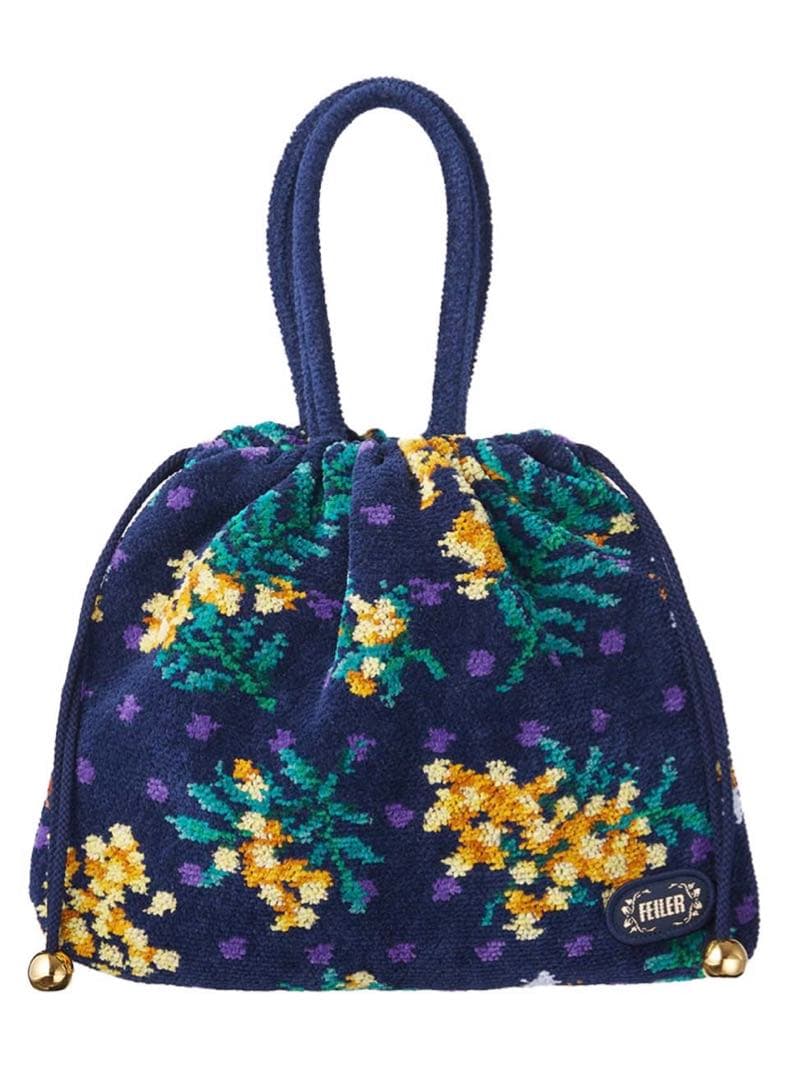 FEILER MUVEILコラボ フェイラー ミュベール ミモザ 手付き 巾着