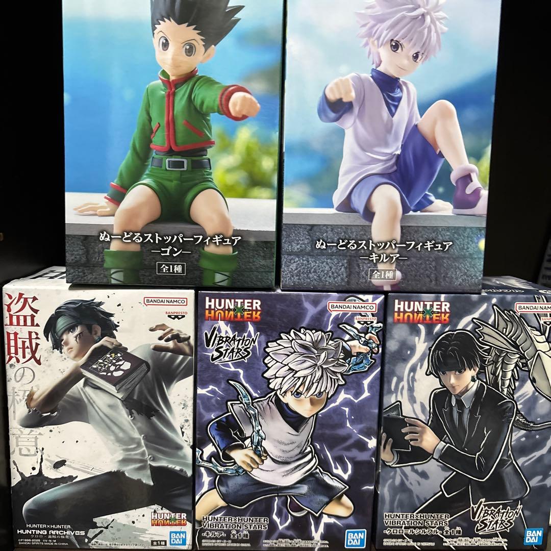 HUNTER×HUNTER 未開封 フィギュア ゴン キルア クロロ ルシルフル