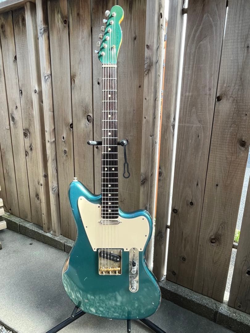 ギター warmoth jazz caster relic fender