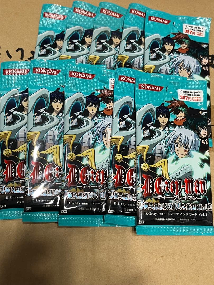 ディーグレイマン トレーディングカード vol.2 新品未開封 10パック 未開封】D.Gray-man トレーディングカードゲーム 第2弾 2パック - メルカリ
