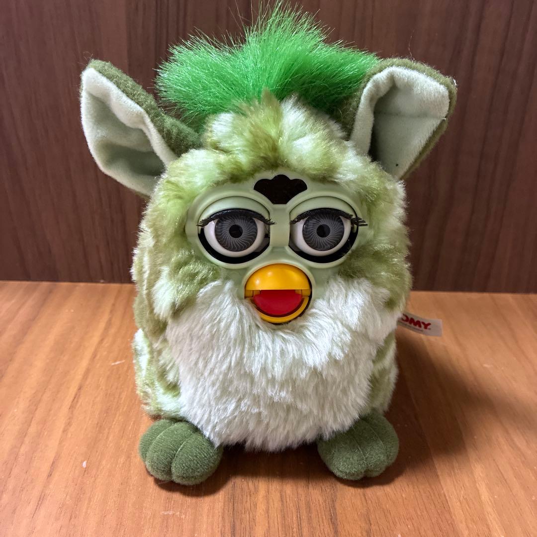 ファービー 初代 緑色 日本語版 み*ん様 初代 ファービー 1998年 日本語版 緑 グリーン - メルカリ