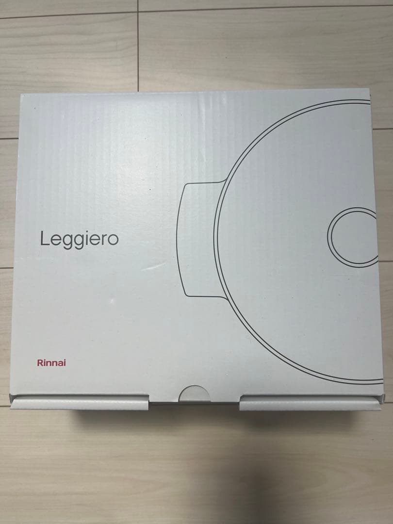 リンナイ Leggiero レジェロ　 黒 22センチ　無水鍋