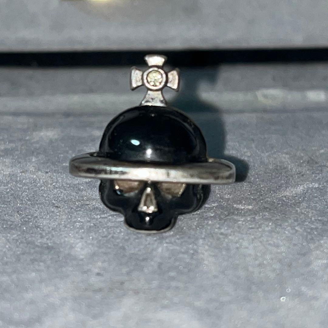 ヴィヴィアンウエストウッド　スカルオーブリング　ヴィンテージ　ダメージ有