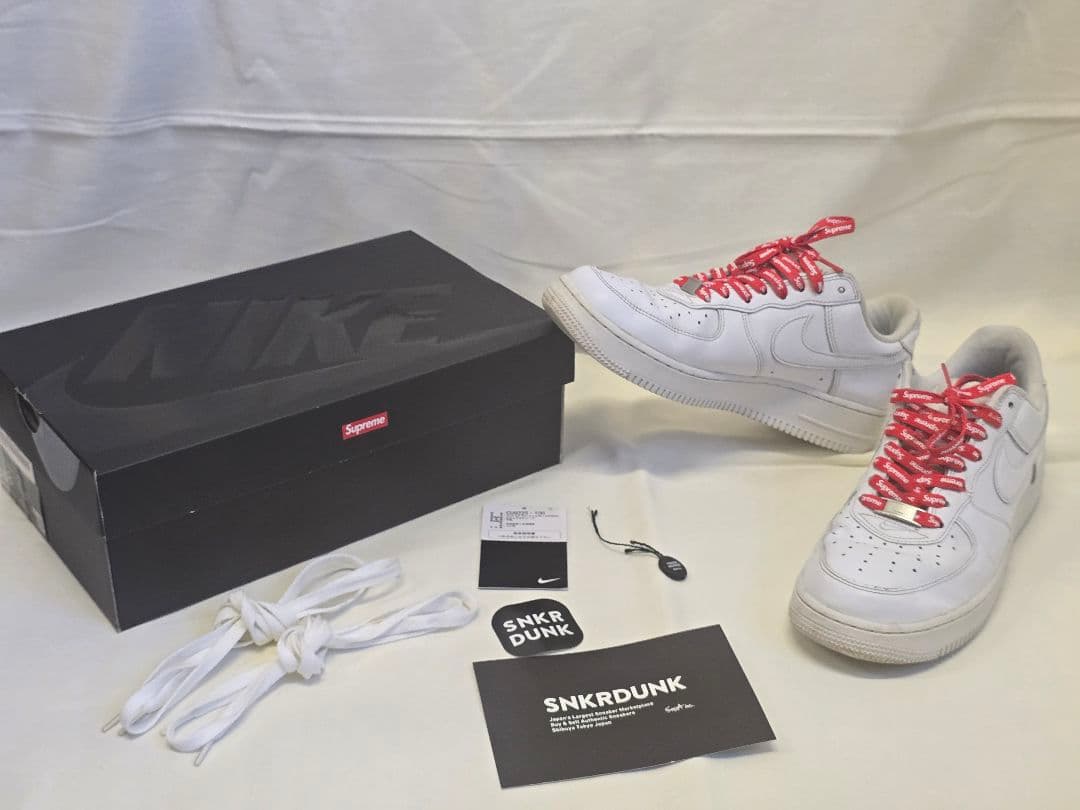 Nike Air Force 1 Supreme ホワイト　26cm Amazon.com | Nike Air Force 1 