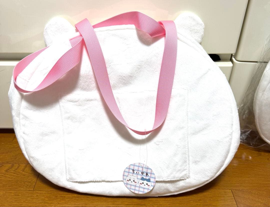 新品・未開封】ちいかわ ハチワレ おかおBIGボストンバッグ＆お顔マイ