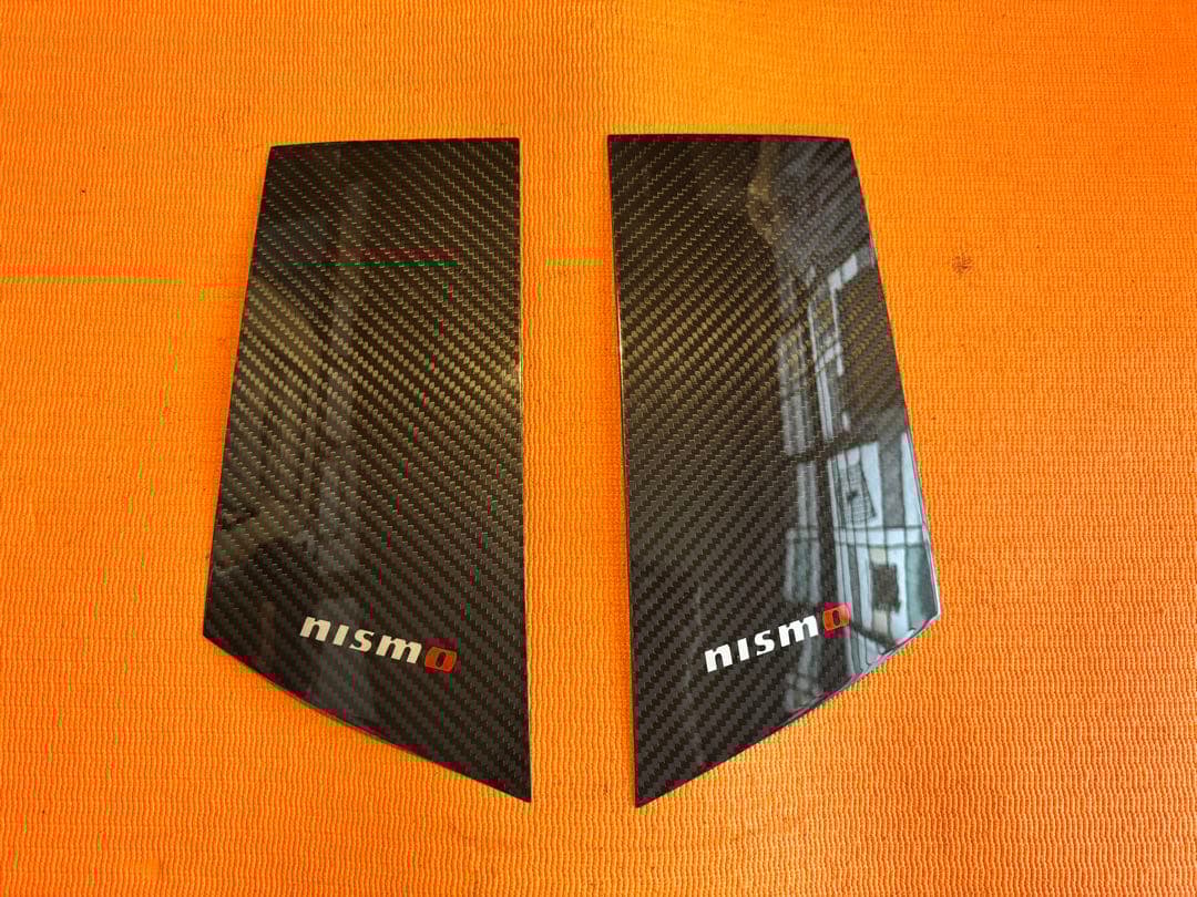 【美品・送料込み】 日産 Z34 用 ニスモ nismo カーボンピラー