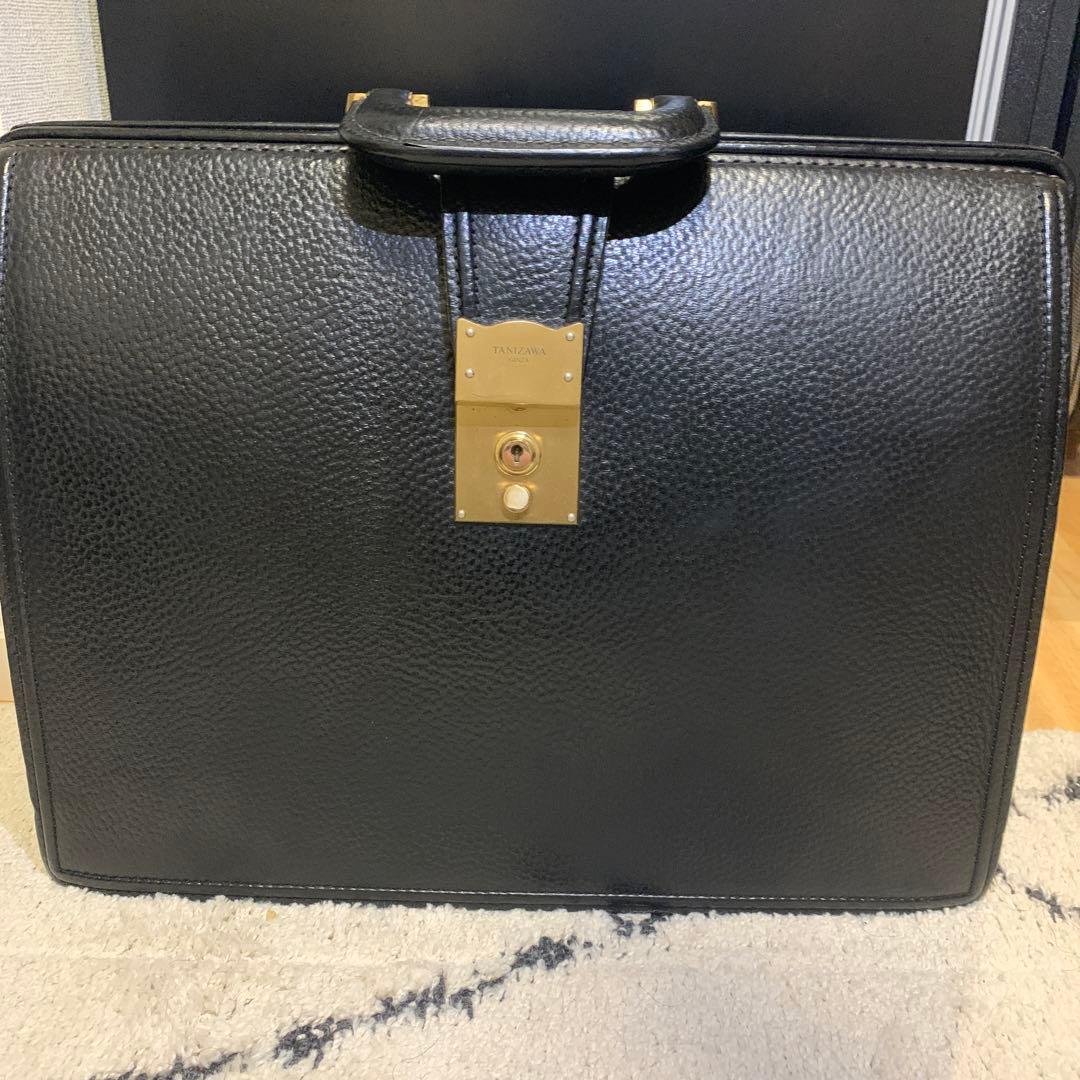 GINZA TANIZAWA ダレスバッグ GINZA TANIZAWA TOKYO 本革ダレスバッグ（ショルダーストラップ付き）