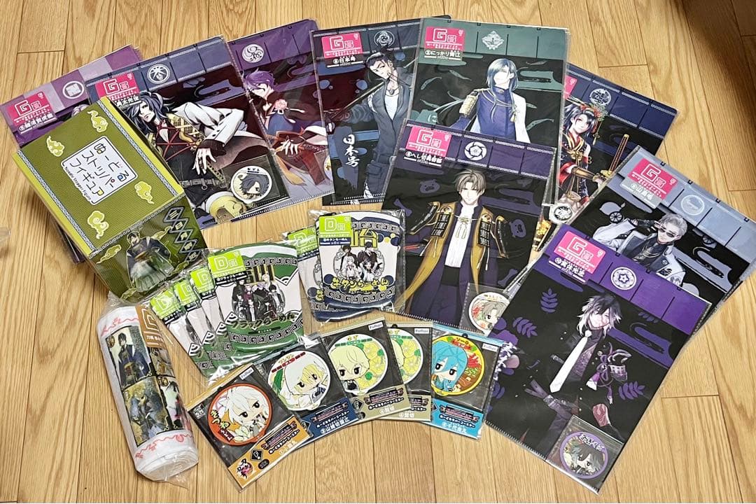 刀剣乱舞 ぬーどるストッパーの陣 「其の四＆其の五」三日月ラストワン賞箱付き