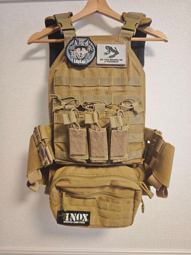 サバゲー プレートキャリア コヨーテ ミリタリー Taylor Japan