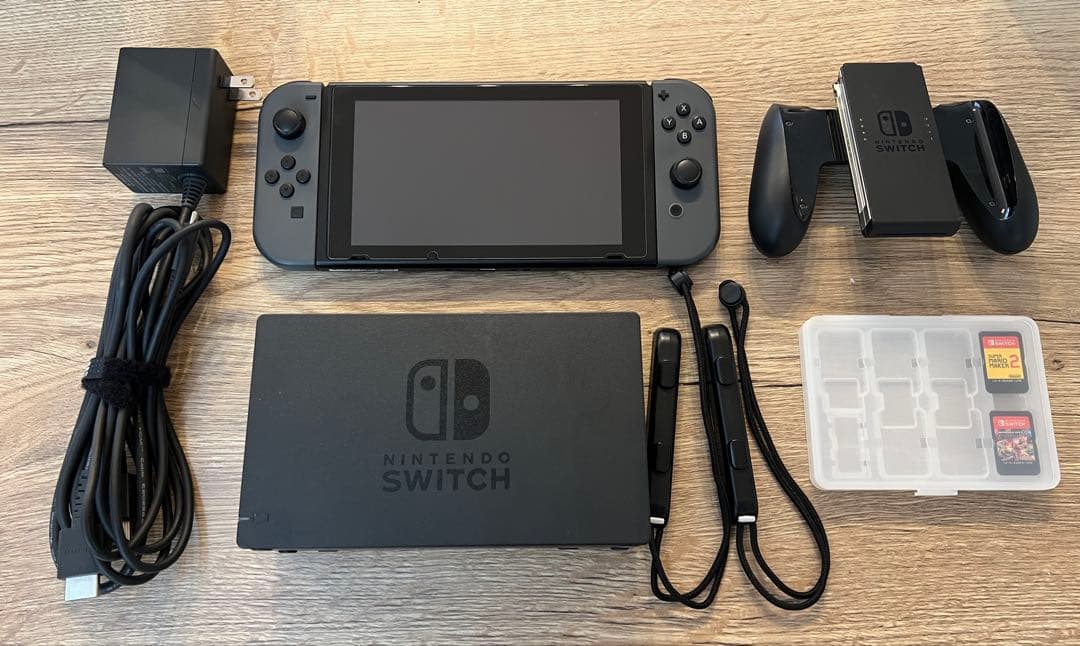 N*o様 Nintendo Switch ニンテンドースイッチ本体　グレー ソフ