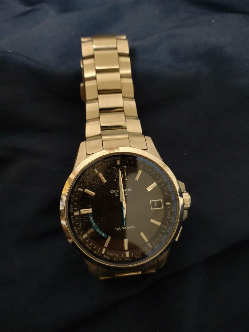 ソーラー電波時計オシアナス OCW− T150−1AJF