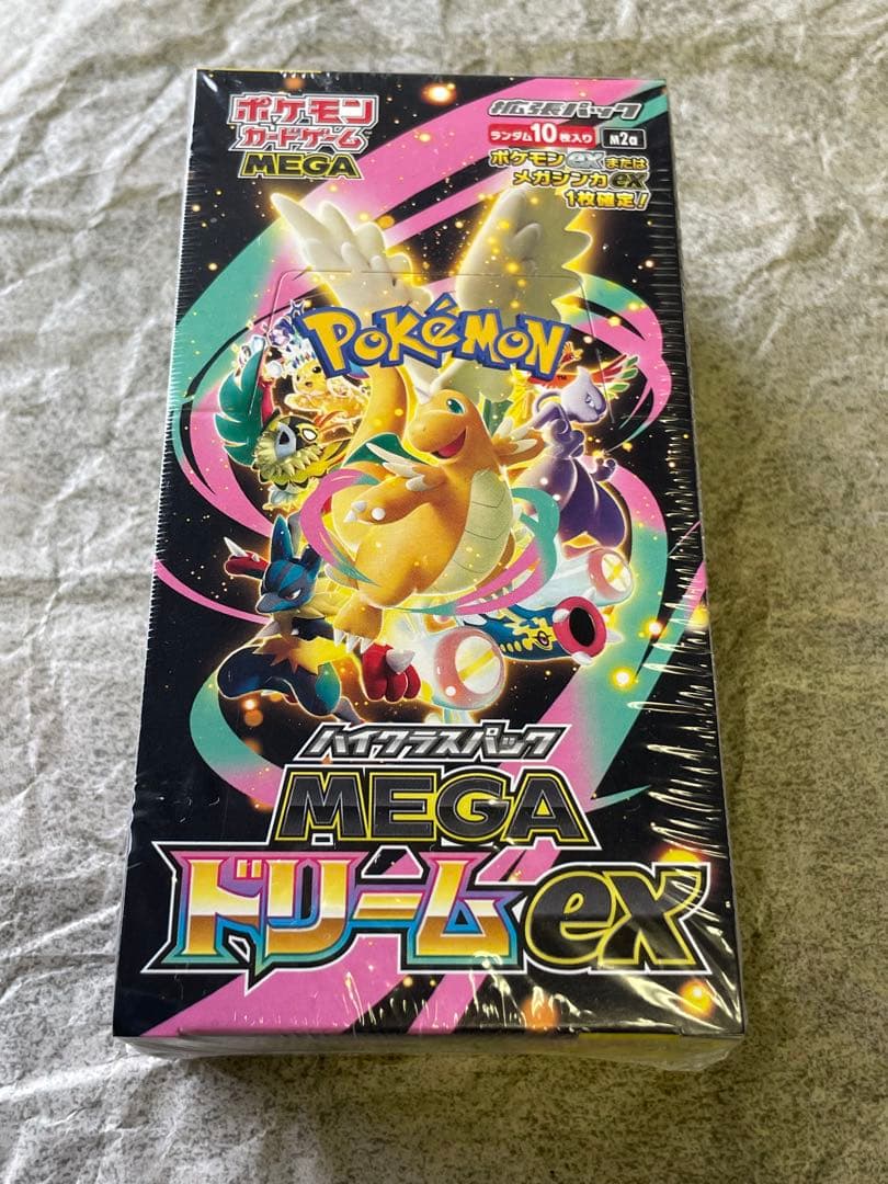 ★ポケモンカードゲーム　MEGAドリームex 1BOX シュリンク付き★