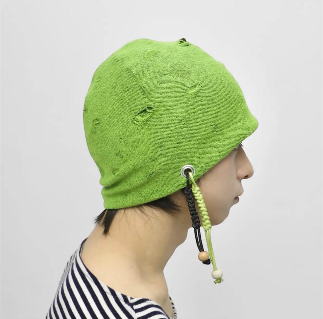 s*s様 Isecai Whimgy Beanie ブラック グリーン ビーニー - メルカリ