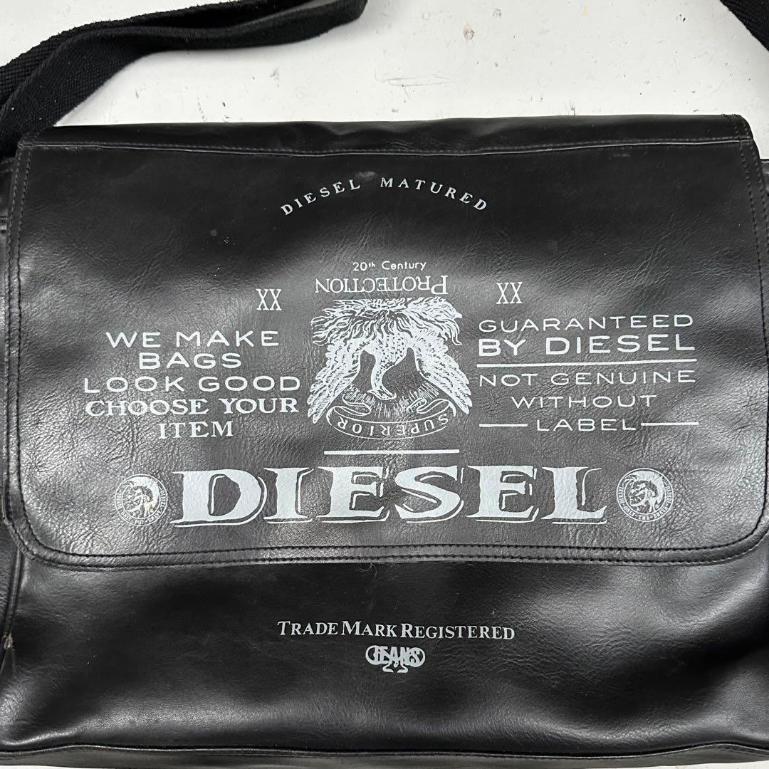 00s diesel shoulder bag leather archive - メルカリ