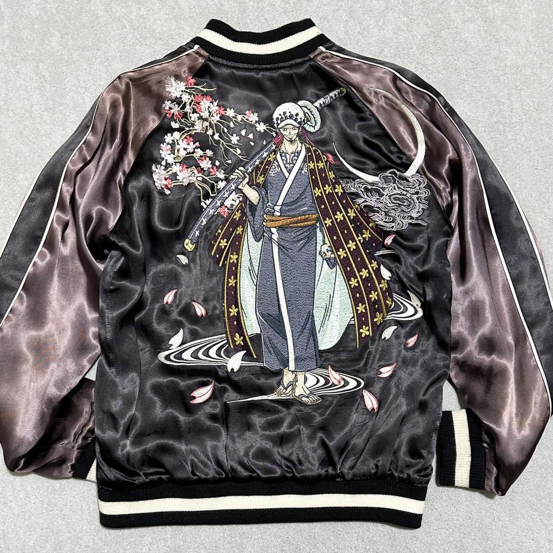 専用★希少✨ロー　ワンピース　スカジャン　テンストライク　リバーシブル　刺繍