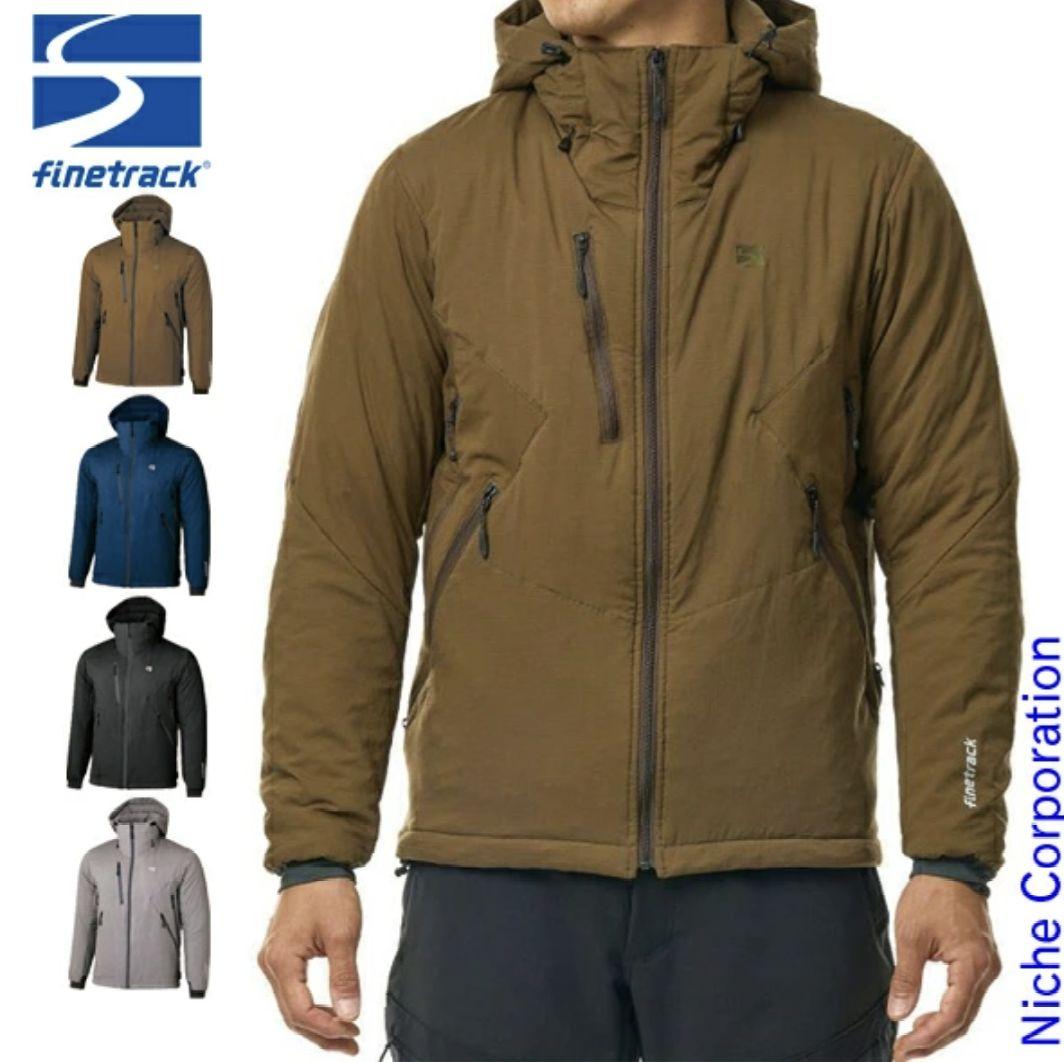 試着のみ　ファイントラック　ポリゴンアクトフーディー　サイズL 　オークブラウン