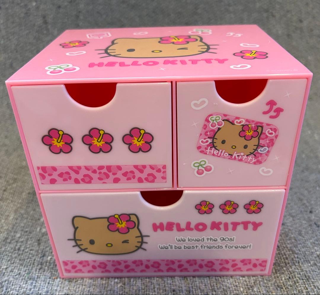 ⭐️ハローキティ HELLO KITTY 日焼けキティ 収納ボックス - メルカリ