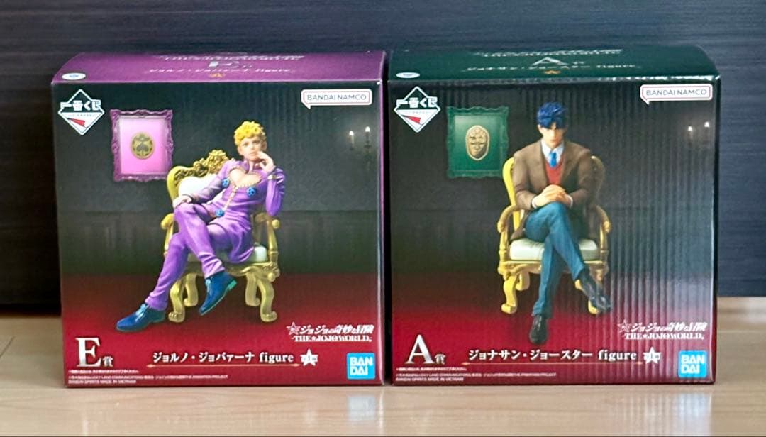 一番くじ ジョジョの奇妙な冒険 A賞 ジョナサン E賞 ジョルノ フィギュア