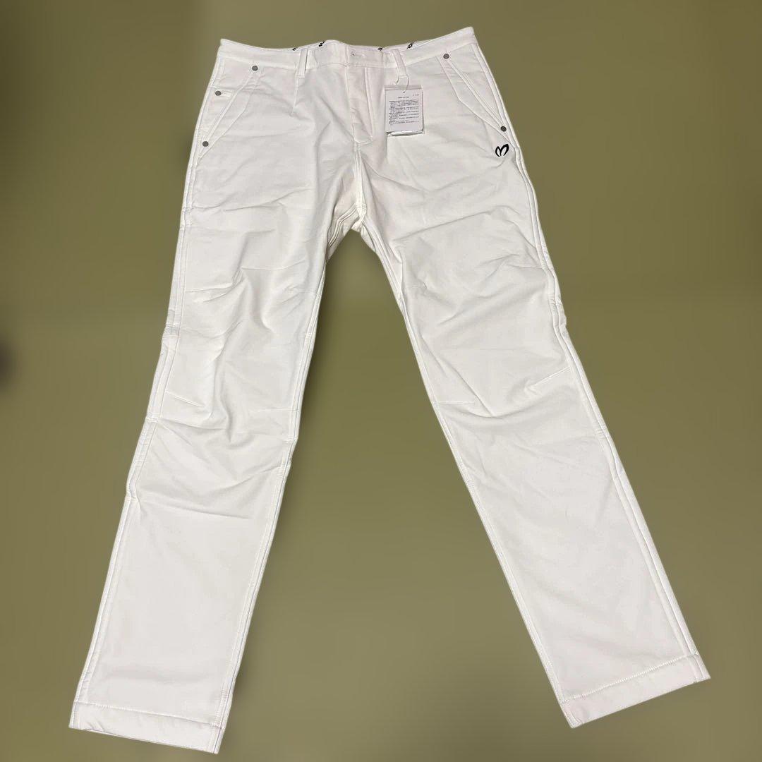 【新品 タグ付き】ホワイト カーゴパンツ メンズウェア 裏起毛つき 1/2まで‼️