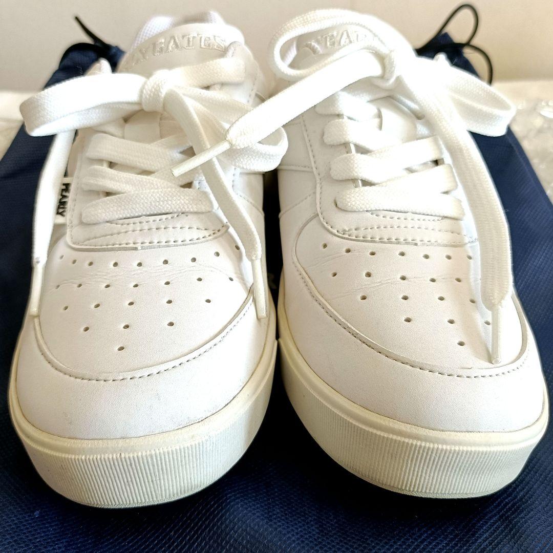 パーリーゲイツ ゴルフシューズ ローカット ホワイト 23.5 - メルカリ