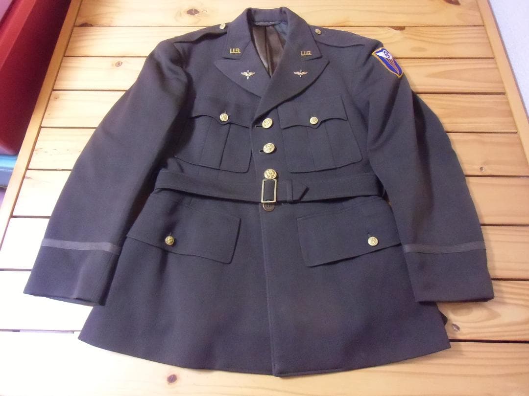 ★１９４０年代＊アメリカ軍＊陸軍航空隊＊将校用＊オーダーメイド制服（実物）