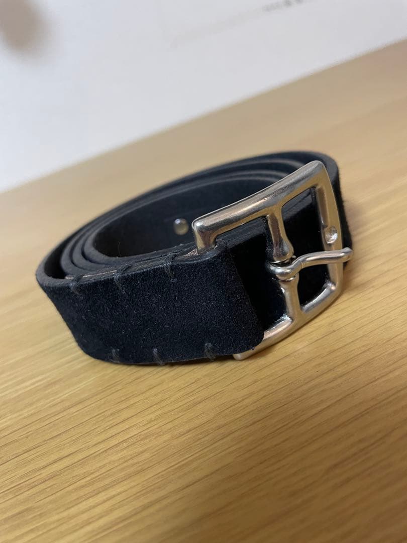 マインデニム　Suede Leather Belt