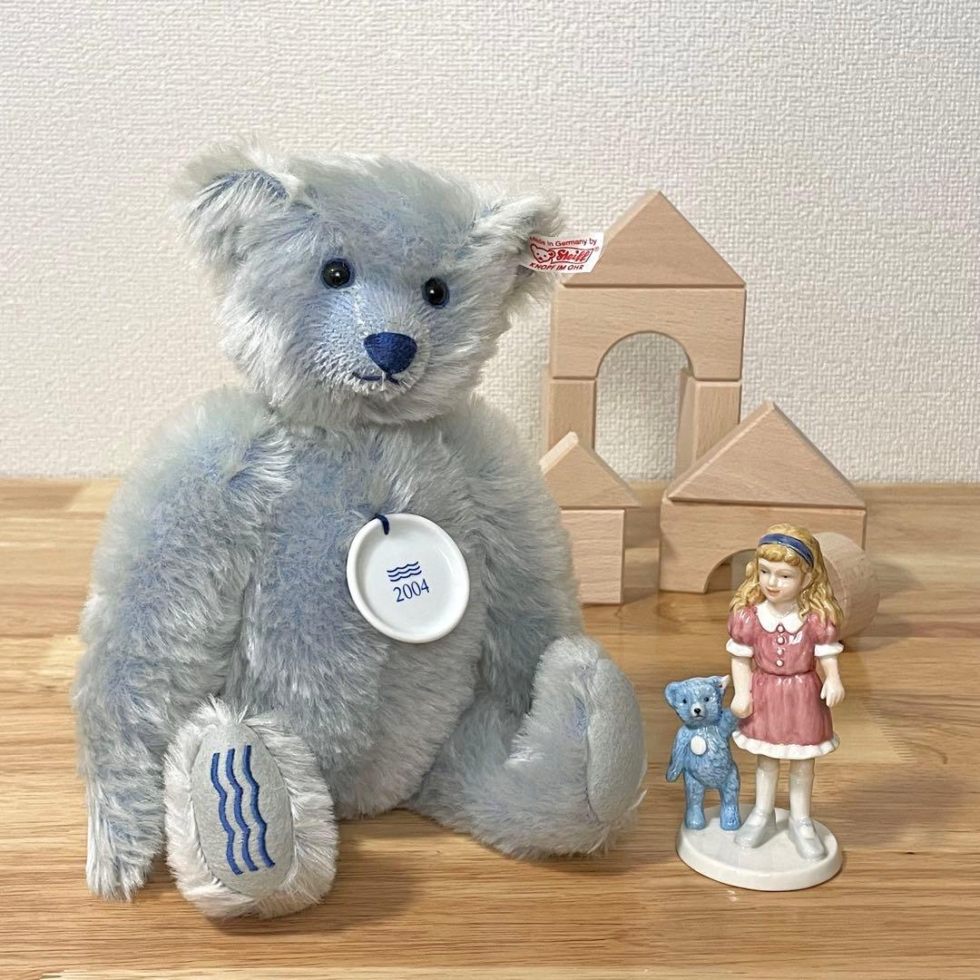 希少 シュタイフ ロイヤルコペンハーゲン テディベア 28cm 限定2004