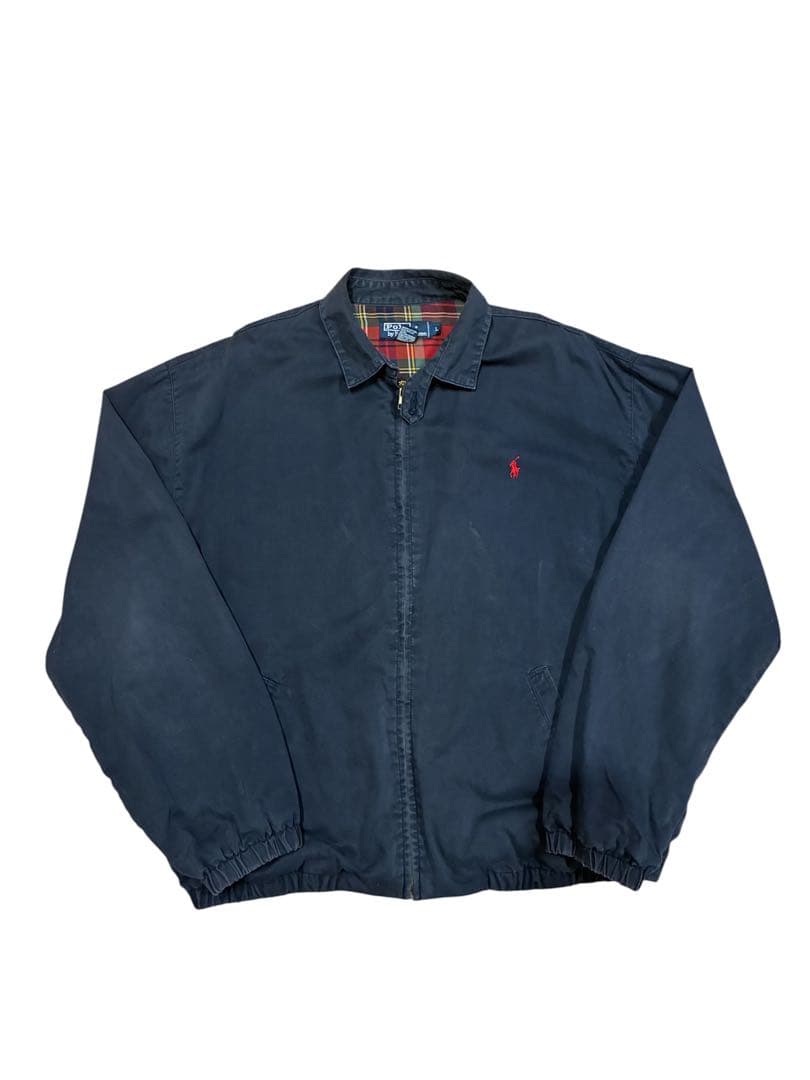 ポロラルフローレン　ネイビー スイングトップ　ジャケット