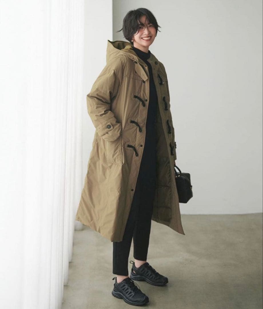 フェリシモ　ダッフルダウンコート　LLサイズ　Live in comfort