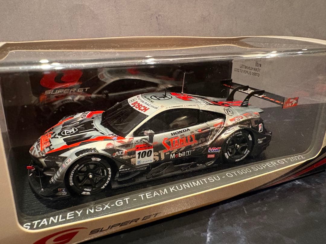 ミニカー STANLEY NSX-GT #100 TEAM KUNIMITSU 2022