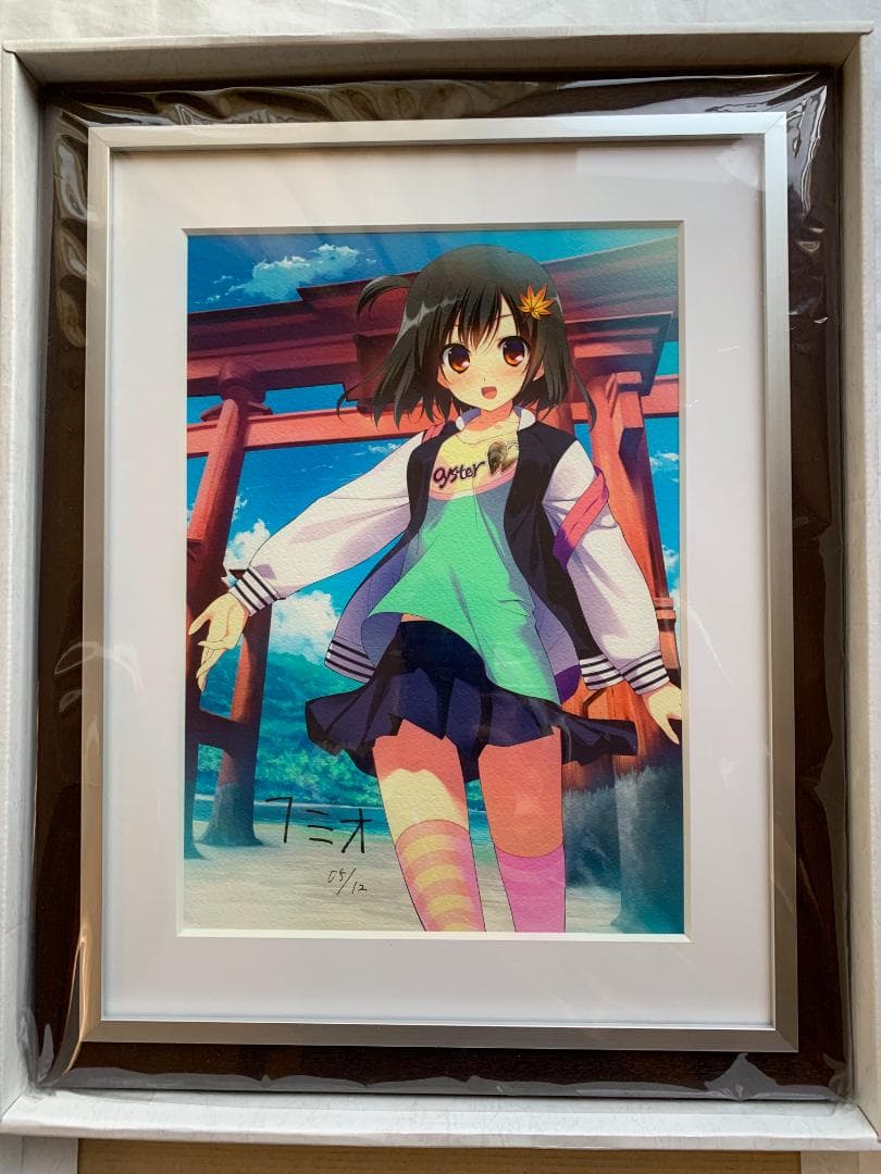 【未使用品】フミオ 先生 K-BOOKSジークレー 直筆サイン入り複製原画