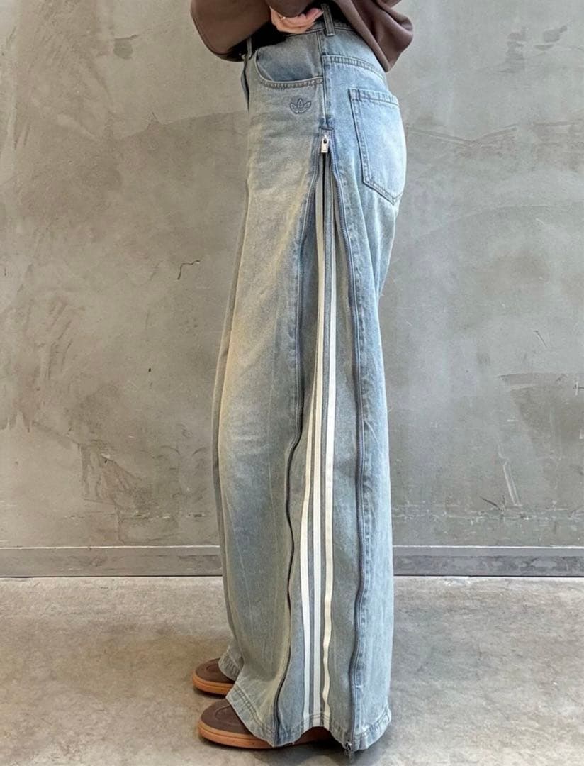 adidas アディダス DENIM ZIP PANT JX9210 - メルカリ