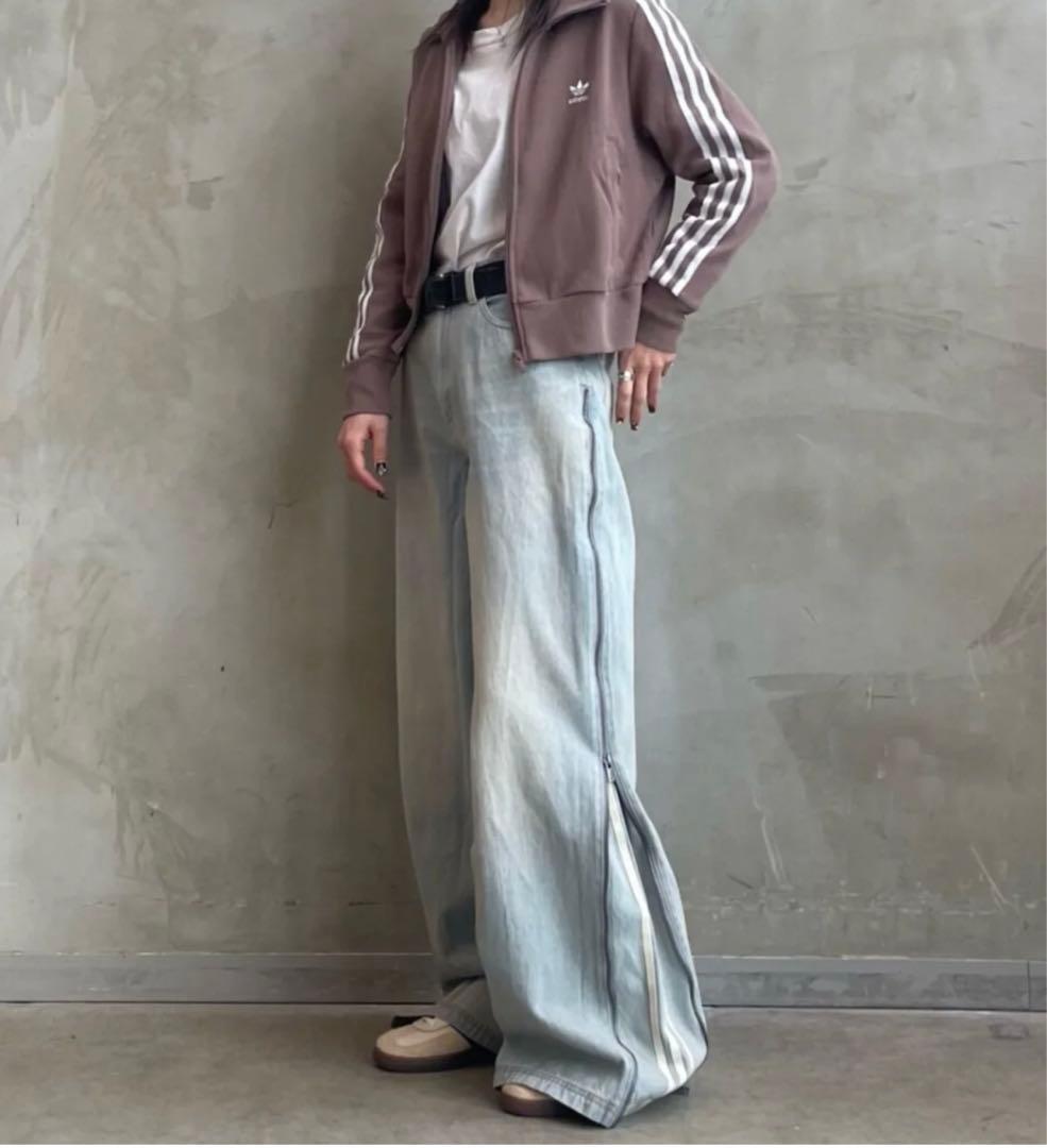 adidas アディダス DENIM ZIP PANT JX9210 - メルカリ