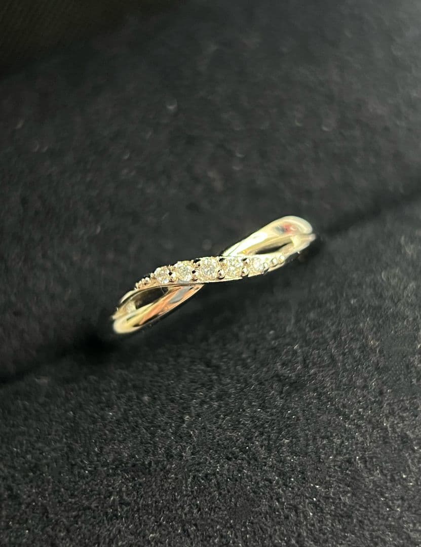 Canal4°C プラチナpt900　ダイヤモンド　リング　7#　紙袋　箱付き