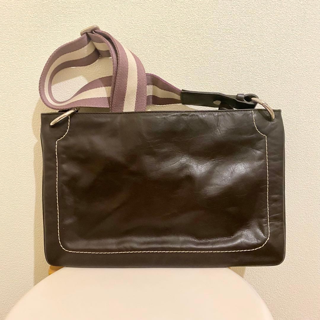 【美品】BALLY バリー トレインスポッティング メッセンジャー バッグ