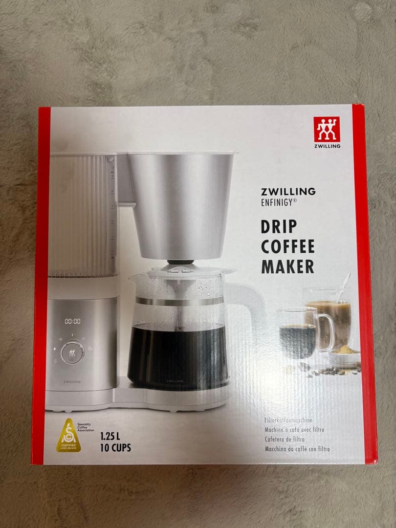 ZWILLING ENFINIGY ドリップコーヒーメーカー 1.25L