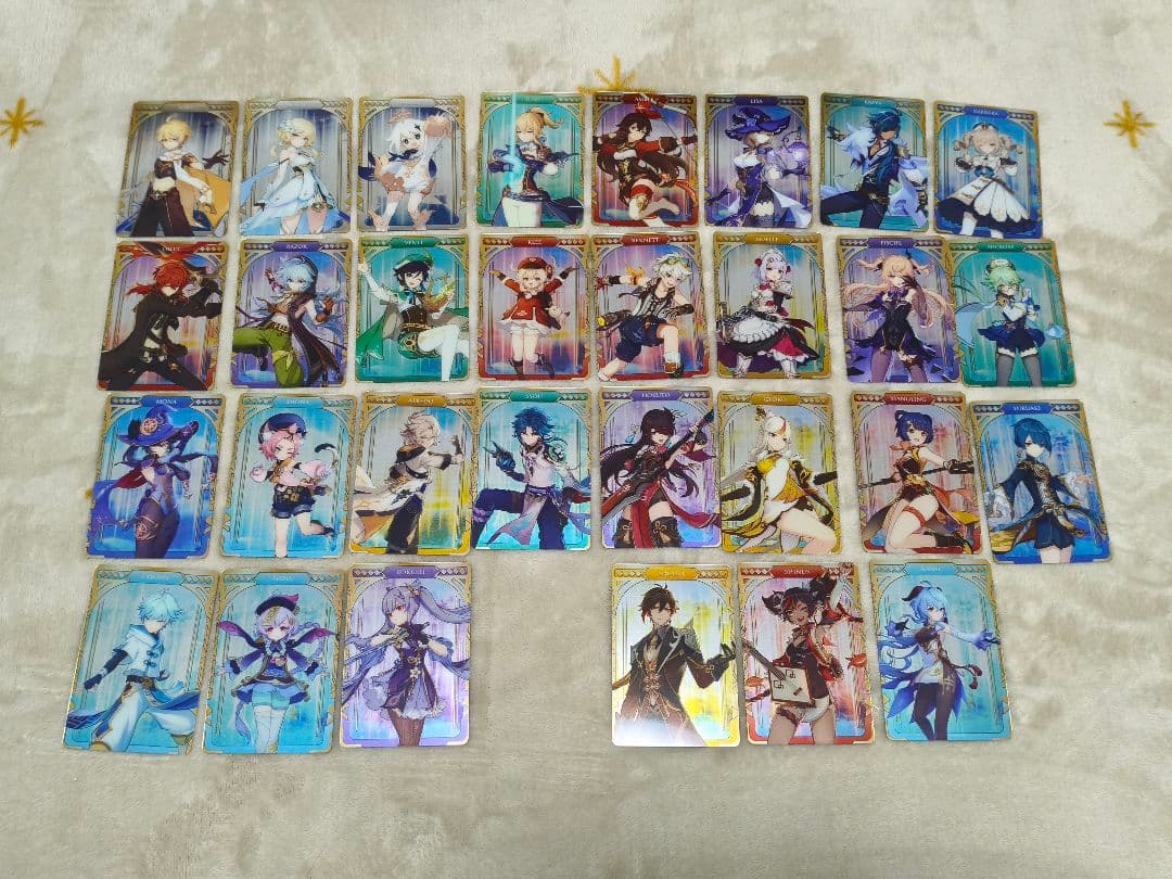 原神 メタル＆ウエハースカード まとめ売り 67点セット - メルカリ