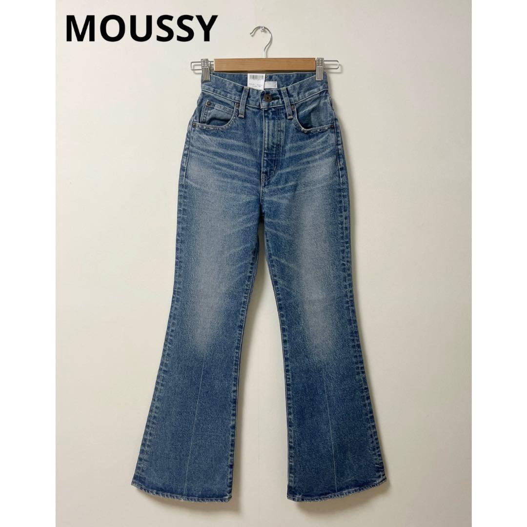 MOUSSY MVS フレア　デニム　レディース　23　ブーツカット　ジーンズ MOUSSY（マウジー） ジーンズ デニム デニムパンツ MVS FLARE