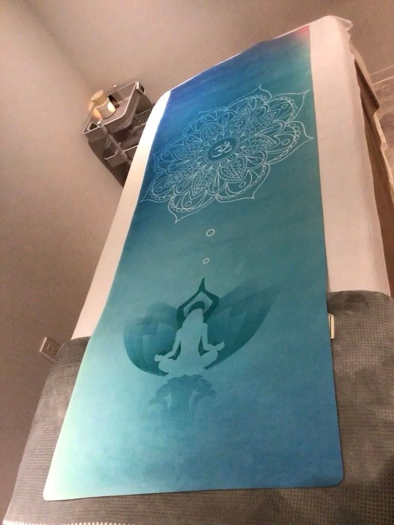 トレーディングカード用マット 青色曼荼羅