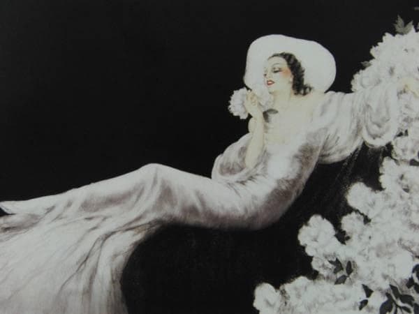 ルイ・イカール限定版・アールデコ/恋の華、希少な額装用画集より