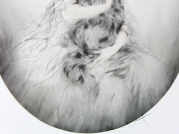 ルイ・イカール限定版・アールデコ/恋の華、希少な額装用画集より