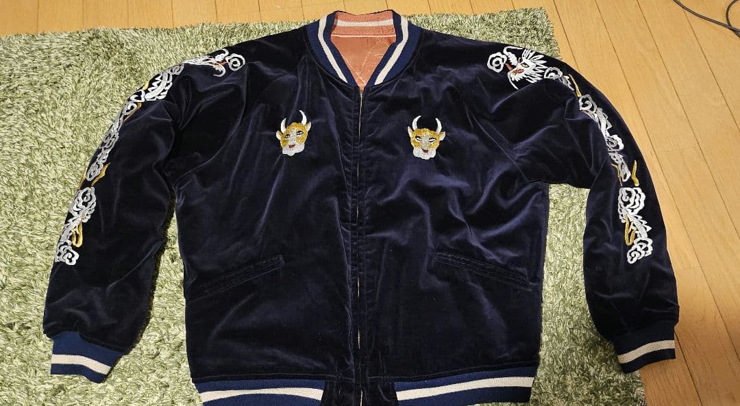 ウエアハウス　スカジャン ネイビー マタドール　40