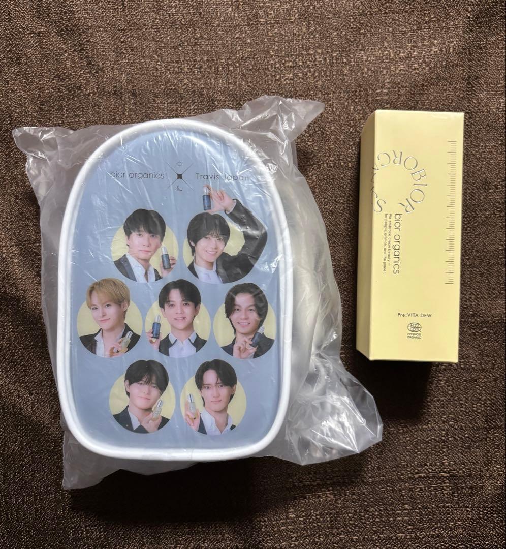 新品未開封 bior 美容液とTravis Japan ノベルティー ポーチ - メルカリ