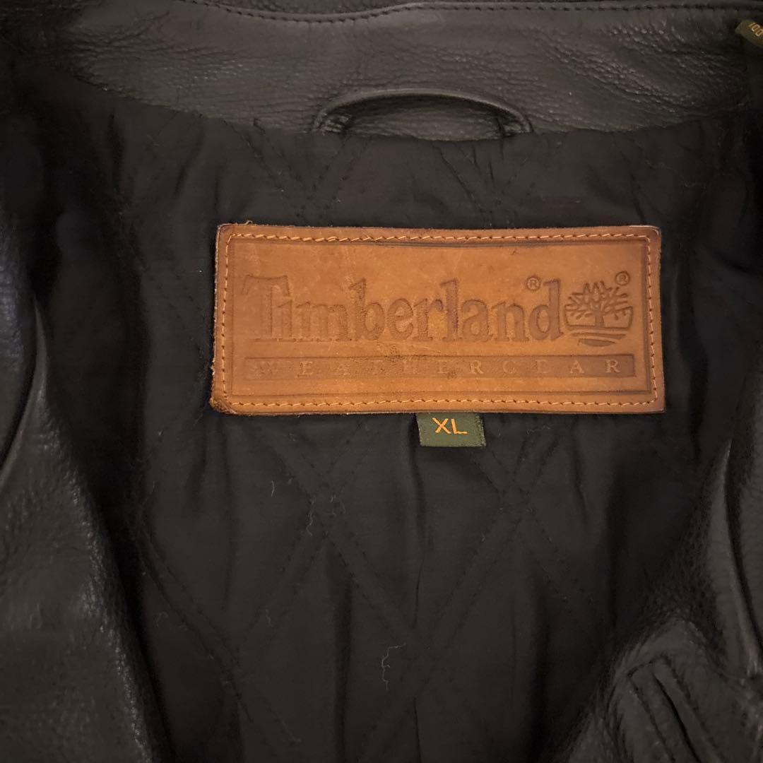 timberland レザー カーコート - メルカリ