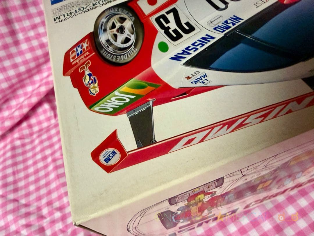 未組み立て☆タミヤ◇ニスモ・クラリオンGT-RLM TA02Wシャーシ 1/10