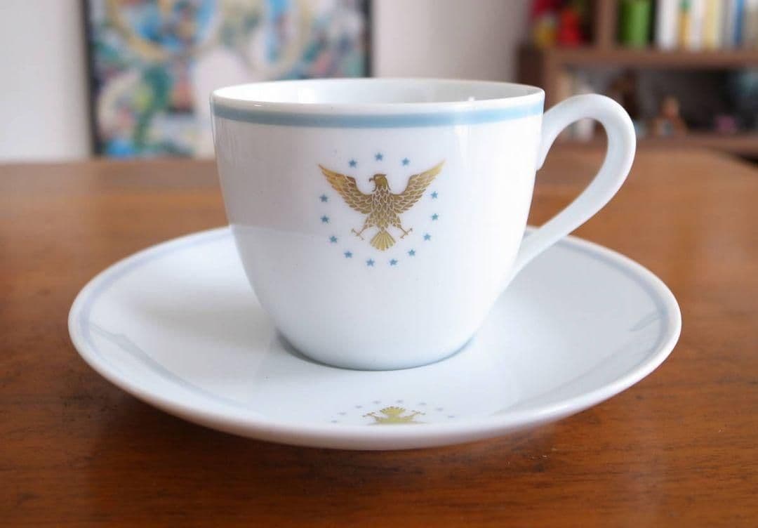 PAN AM パンナム 1960年代 ファーストクラス デミタスカップ ノリタケ PAN AM パンナム 1960年代 ファーストクラス デミタスカップ ノリタケ