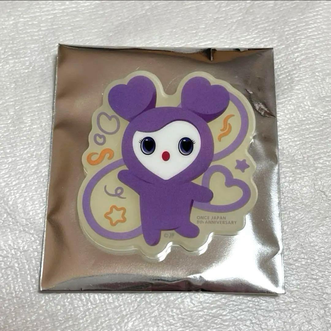 TWICE オフラインくじ D賞 サナ 蓄光アクリルステッカー ポップアップ