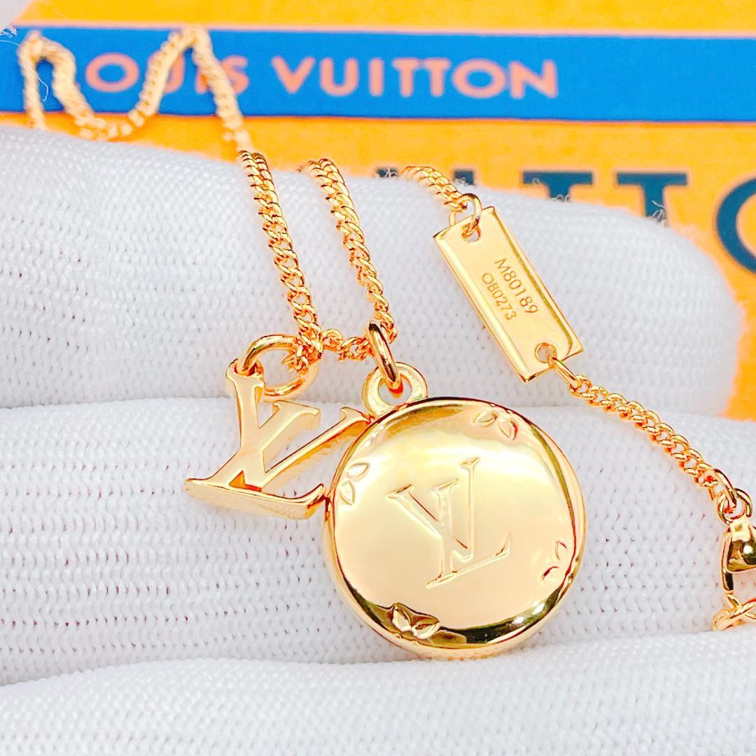 ◇ルイヴィトン◇新品仕上済 M80189 リングネックレス ゴールド 12.9g